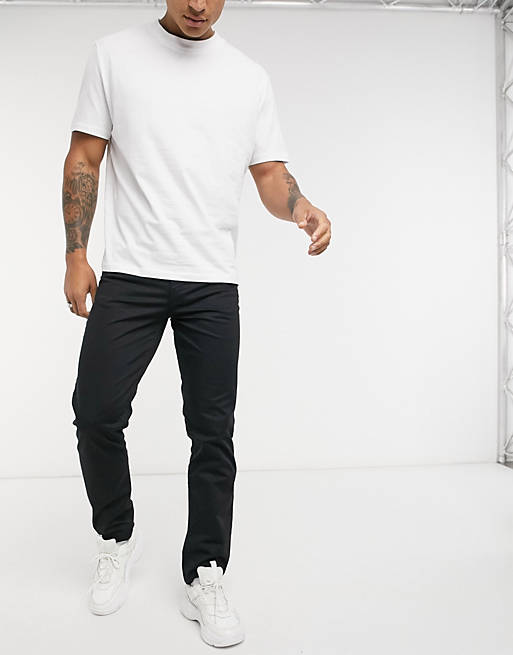 Calvin Klein Jeans authentic 5 pocket pants in black | ASOS