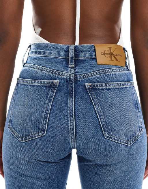 Calvin Klein Jeans - Authentic - Jeans bootcut a zampa lavaggio medio, 4 di 5