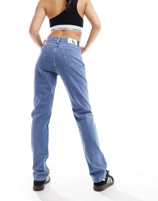 Calvin Klein Jeans - Authentic - Smalle rechte jeans in lichte wassing, 2 van 5