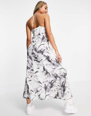 grey marble dress