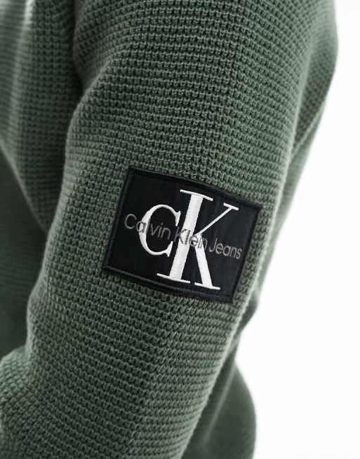 Green calvin deals klein sweater