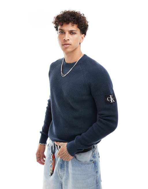 Calvin klein jumper blue best sale