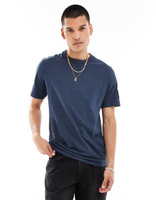 badge T-shirt in navy