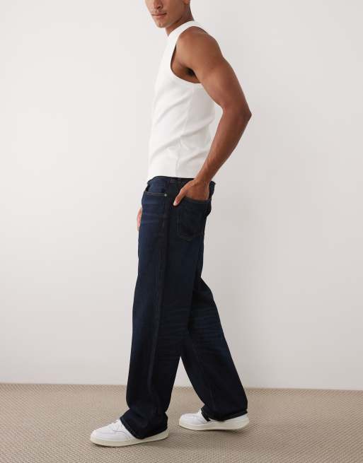 Calvin Klein Jeans Baggy-Jeans in Indigo-Blau-Waschung, 3 von 6