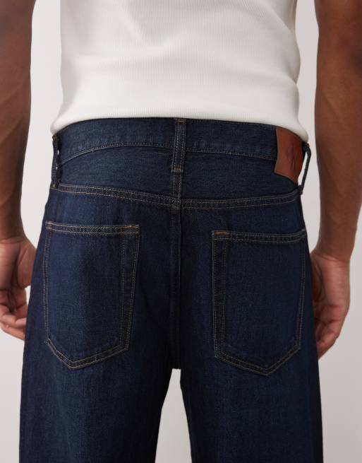 Calvin Klein Jeans baggy jeans in indigo blauwe wassing, 5 van 6
