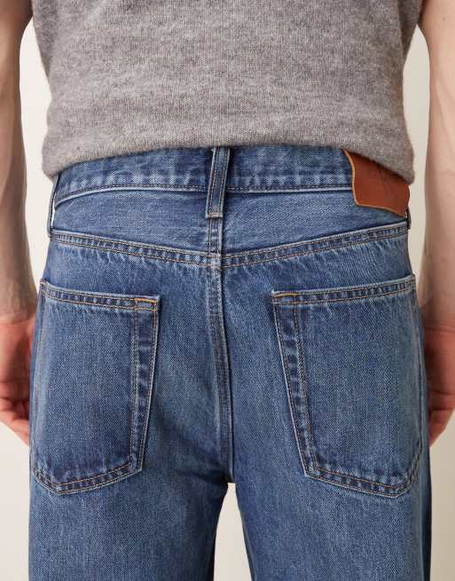 Calvin Klein Jeans baggy jeans in mid wash blue, 4 of 5