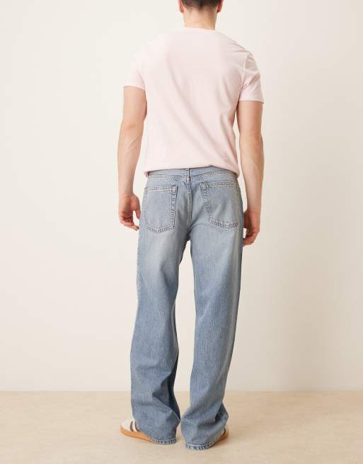 Calvin Klein Jeans baggy jeans in mid wash blue, 2 of 5