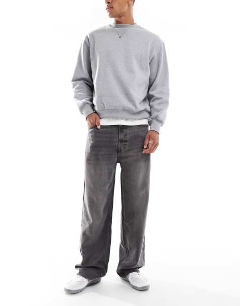 Calvin Klein Jeans - Baggy jeans van tencel met wassing in zwart - view 1