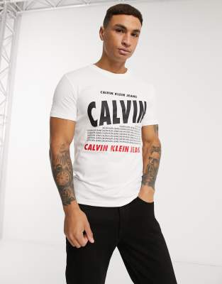 asos calvin klein t shirt