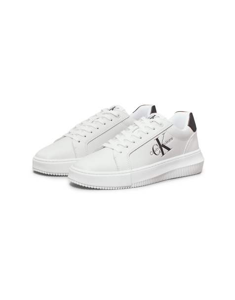 Calvin Klein Jeans - Baskets en cuir - Blanc - view 1