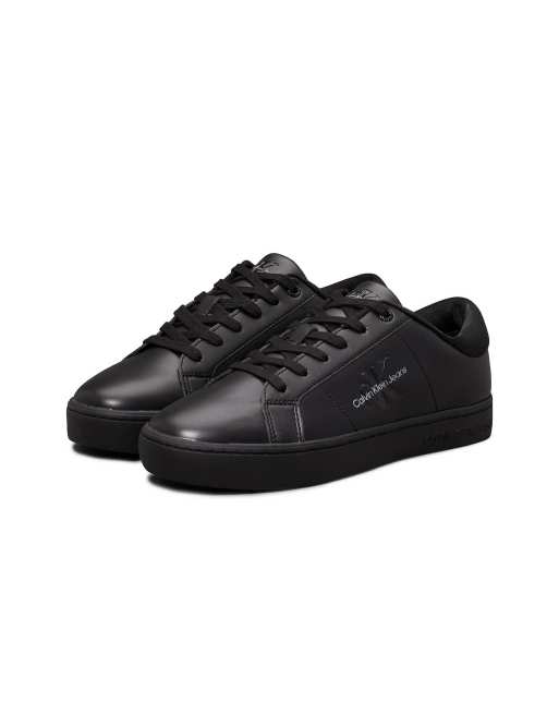 Calvin Klein Jeans - Baskets en cuir - Noir triple