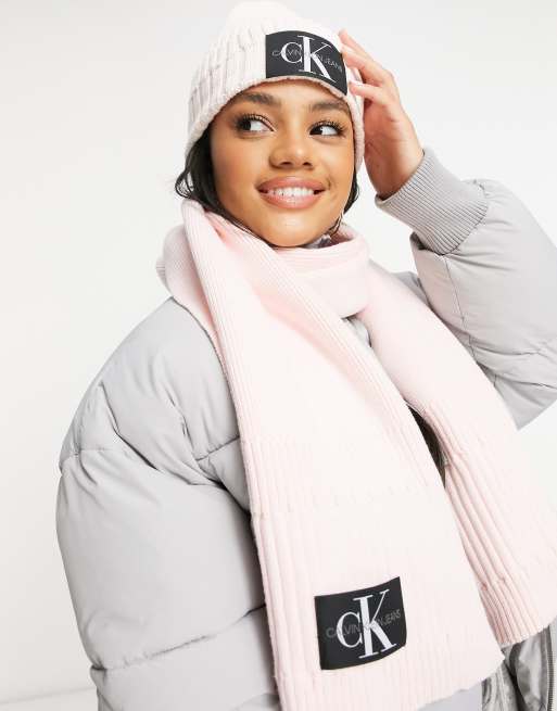 Calvin klein deals winter scarf