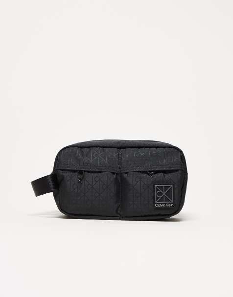Calvin Klein Jeans - Beauty-case nero con emblema - view 1