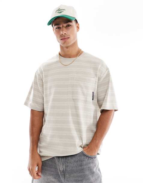 Calvin Klein Jeans - Beige oversized kraftig T-shirt - view 1