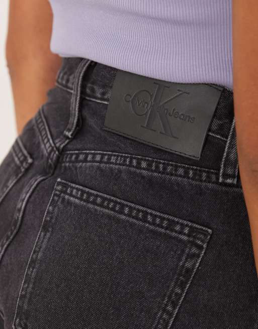 Calvin Klein Jeans bermuda denim shorts in black wash, 5 of 5