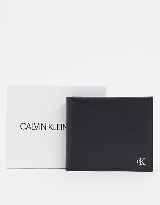 Calvin Klein Jeans bi-fold wallet in black