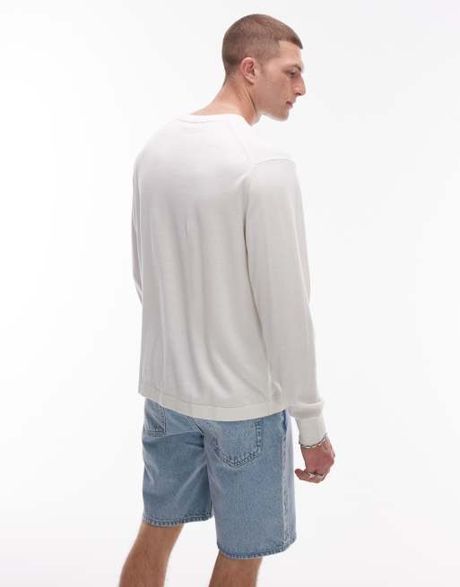 Calvin Klein Jeans – Biała bluza z nadrukiem Pop Art, 4 z 4