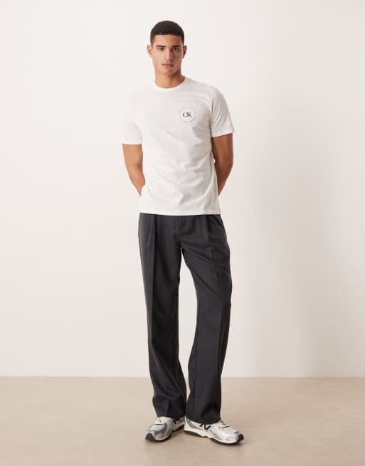 Calvin Klein Jeans – Biały T-shirt z grafiką, 2 z 5