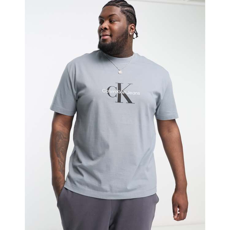 Calvin Klein Jeans CK Logo Monogram All Over Tee Black T-Shirt