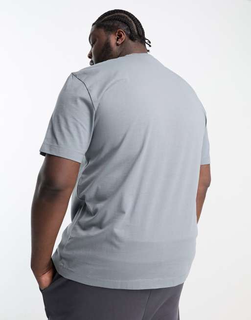 & Big Jeans in Calvin chest ASOS logo monogram Klein oversized gray | t-shirt Tall