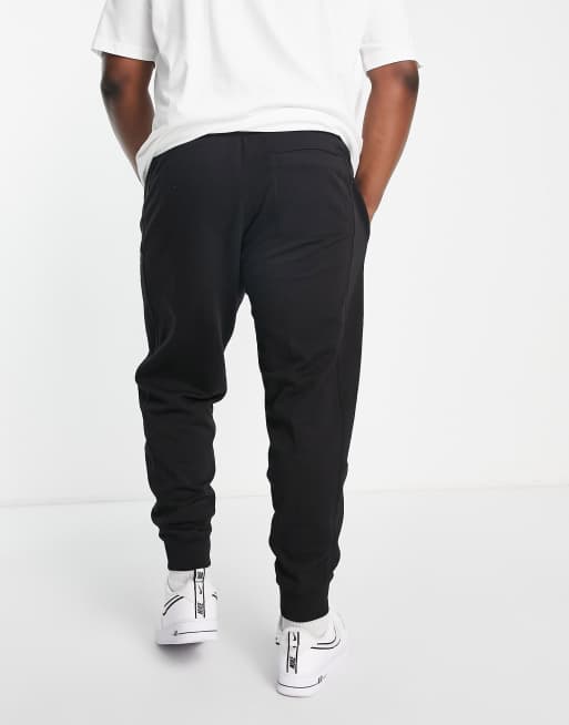 Calvin Klein Jeans Big & Tall monogram logo joggers in black