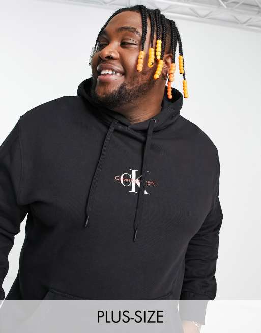 Calvin klein hoodie plus size hot sale