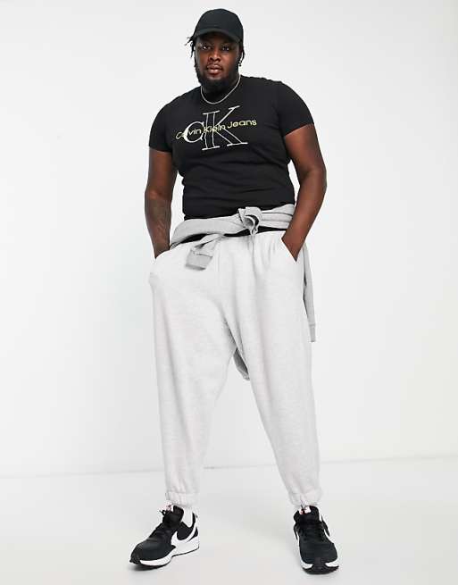 Calvin Klein Jeans Big & Tall two tone monogram logo boxy Calvin Klein Jeans Big & Tall two tone monogram logo boxy