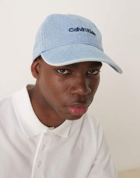 Calvin Klein Jeans – Blå keps i denim med broderad logga - view 1