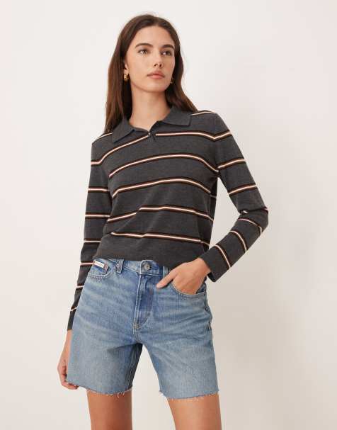 Calvin Klein Jeans – Blå, mellanlånga jeansshorts i 90-talsstil - view 1