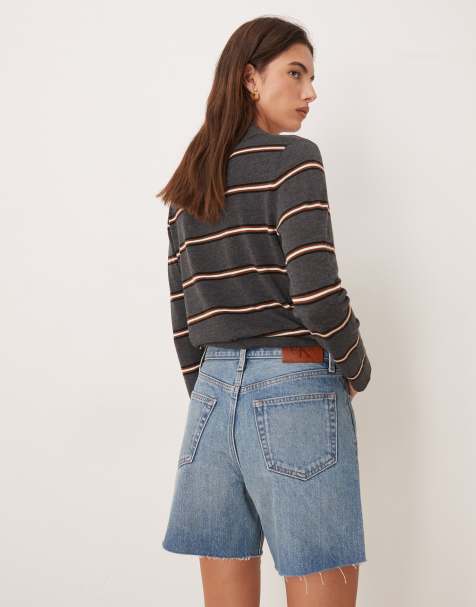 Calvin Klein Jeans - Blå mellemlange shorts i denim i 90'er-stil - view 1