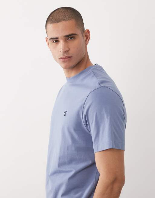 Calvin Klein Jeans – Blå t-shirt med monogram , 4 av 5