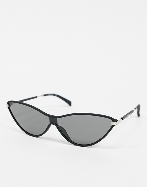 Calvin Klein jeans black smoke frame sunglasses