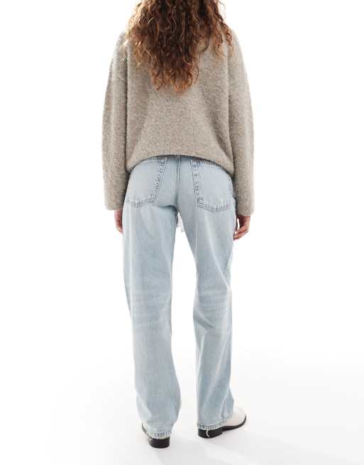 Calvin Klein Jeans – Blåtvättade jeans med lös passform och 90-talsstil, 2 av 5