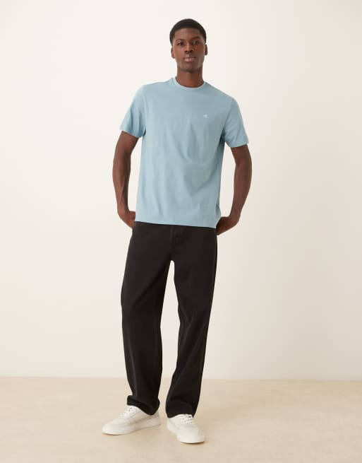 Calvin Klein Jeans – Blekblå t-shirt med liten logga, 2 av 5