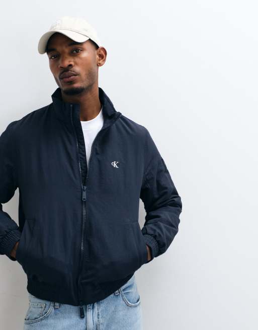 Calvin Klein Jeans blouson Harrington matelassé en nylon bleu marine, 4 de 5