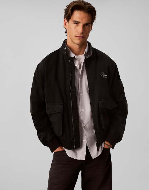 Calvin Klein Jeans blouson Harrington noir, 3 de 5