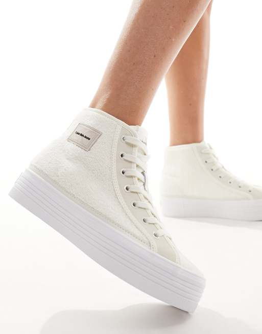 Calvin klein hotsell platform high tops