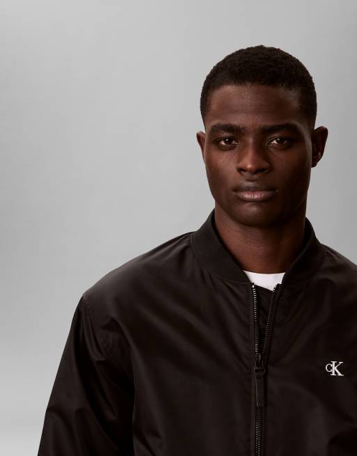 Calvin Klein Jeans bomber en nylon noir, 5 de 5