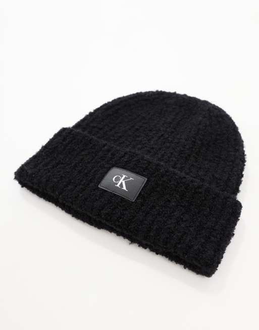 Calvin Klein Jeans - Bonnet à détail métallique - Noir, 2 de 4