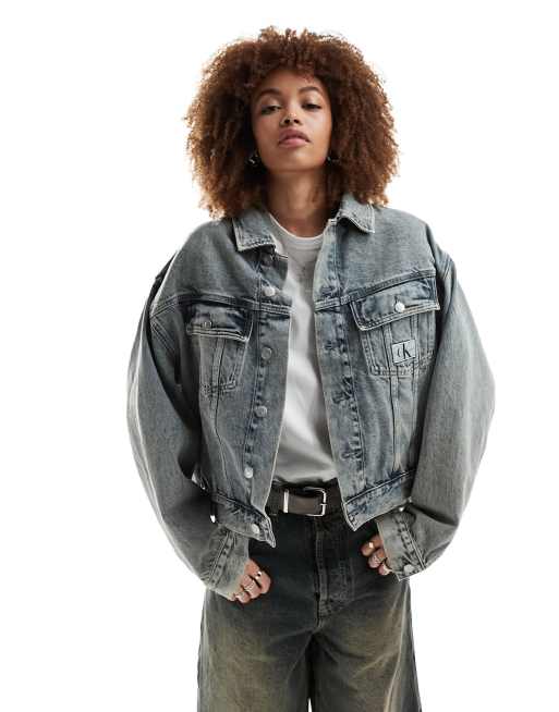 Calvin klein denim deals jacket