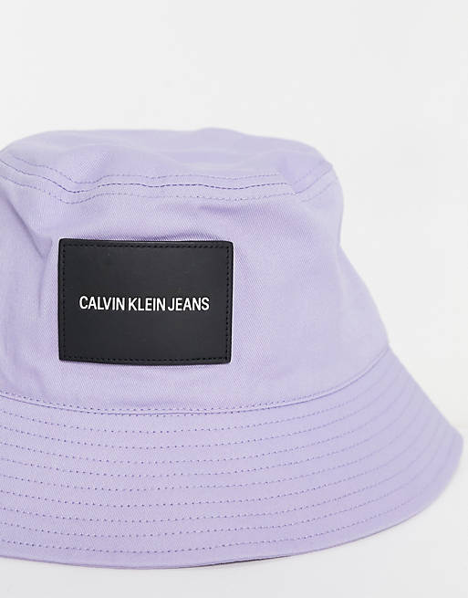 Calvin Klein Jeans bucket hat in lilac