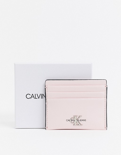 Calvin Klein Jeans card case in light pink