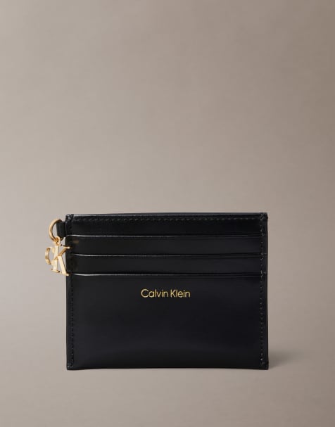 Calvin Klein Jeans cardcase zip purse in black - view 1