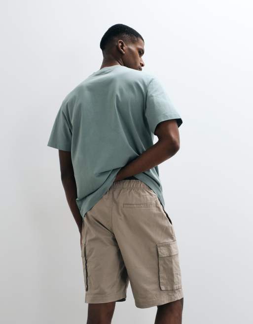 Calvin Klein Jeans – Cargo-Shorts in der Farbe Stein, 5 von 5