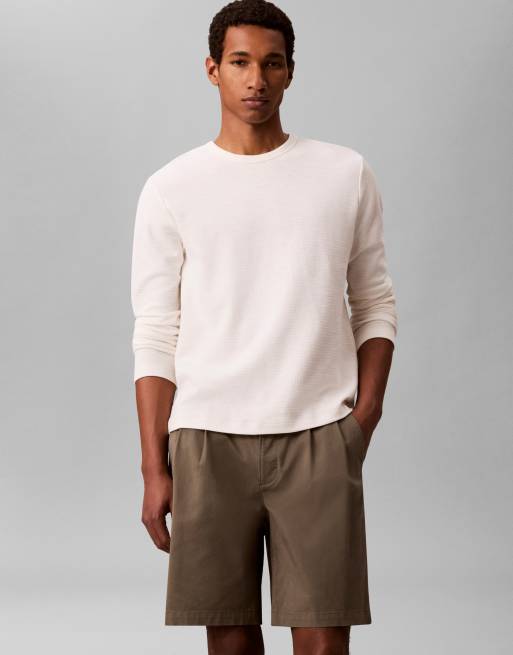 Calvin Klein Jeans cargo shorts in khaki