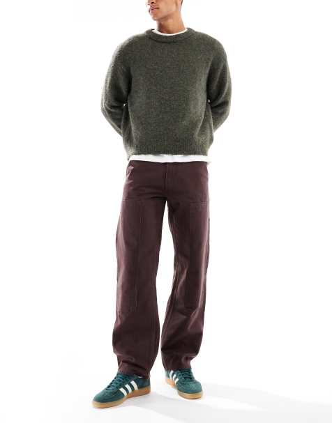 Calvin Klein Jeans carpenter jeans in dark brown - view 1