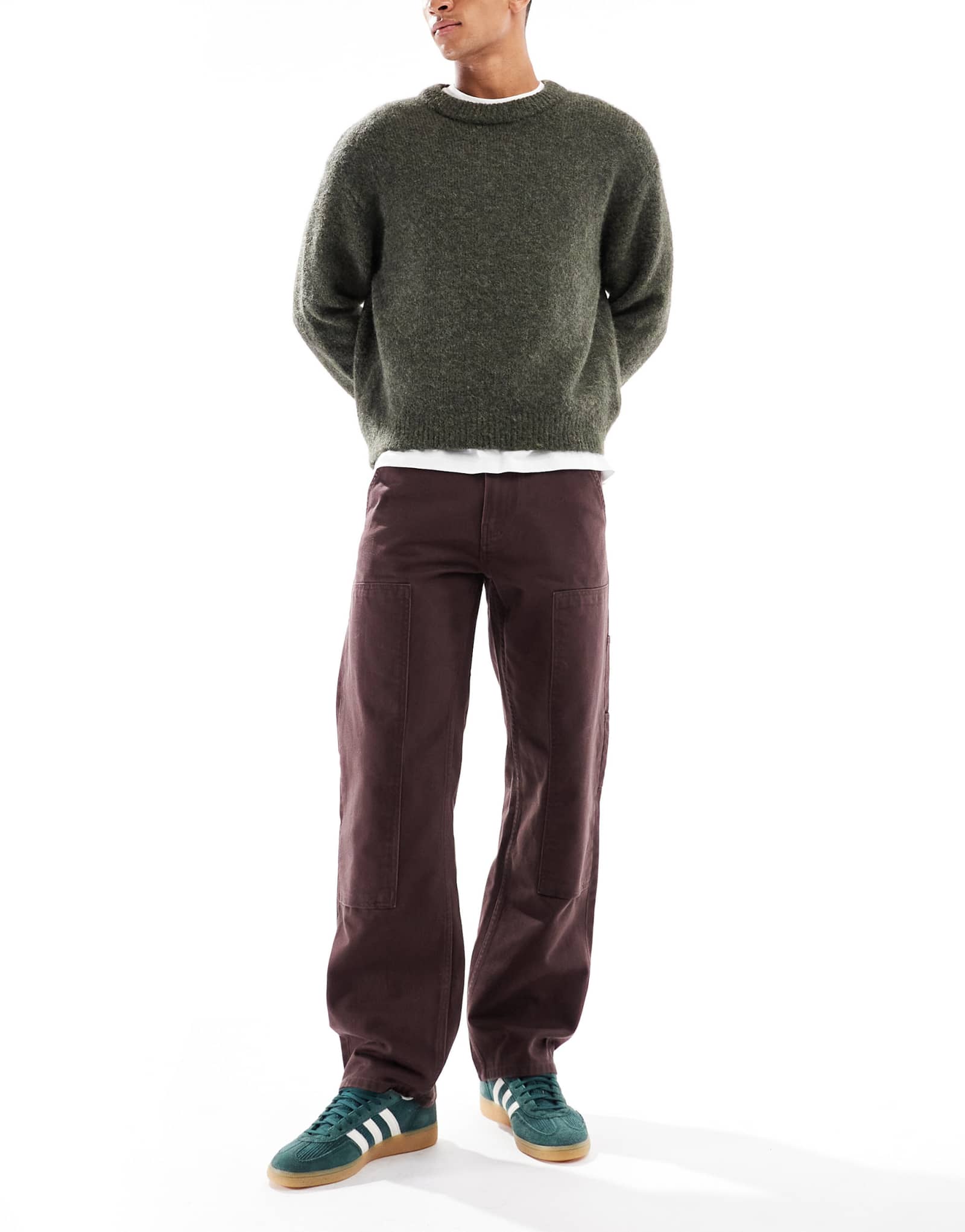 Джинсы Calvin Klein Jeans Carpenter темно-коричневого цвета