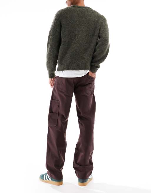 Calvin Klein Jeans carpenter jeans in dark brown, 2 of 5