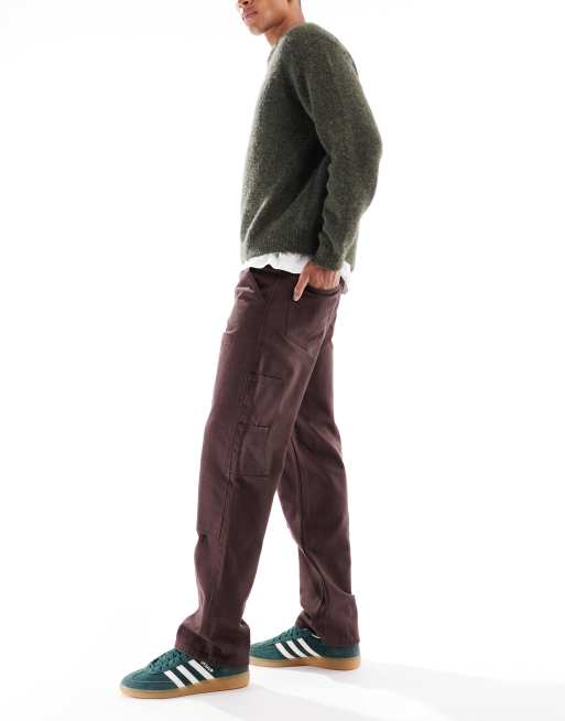 Calvin Klein Jeans carpenter jeans in dark brown, 3 of 5