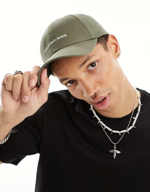 Calvin Klein Jeans - Casquette à logo traditionnel - Olive
